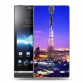 Дизайнерский пластиковый чехол для Sony Xperia S дубай