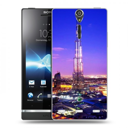 Дизайнерский пластиковый чехол для Sony Xperia S дубай