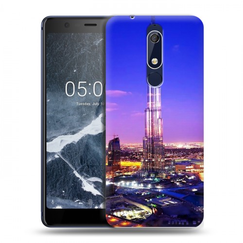 Дизайнерский пластиковый чехол для Nokia 5.1 дубай