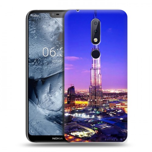 Дизайнерский пластиковый чехол для Nokia 6.1 Plus дубай