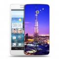 Дизайнерский пластиковый чехол для Huawei Ascend D2 дубай