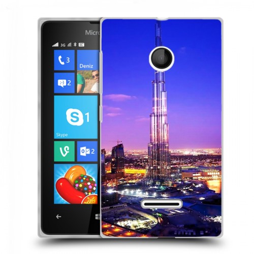 Дизайнерский пластиковый чехол для Microsoft Lumia 435 дубай