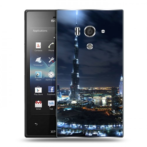 Дизайнерский пластиковый чехол для Sony Xperia acro S дубай