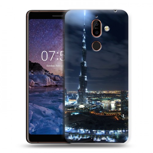 Дизайнерский пластиковый чехол для Nokia 7 Plus дубай