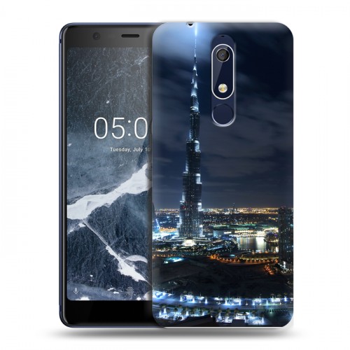 Дизайнерский пластиковый чехол для Nokia 5.1 дубай