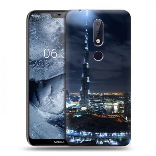 Дизайнерский силиконовый чехол для Nokia 6.1 Plus дубай