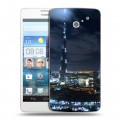 Дизайнерский пластиковый чехол для Huawei Ascend D2 дубай