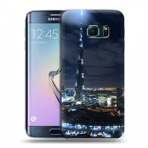 Дизайнерский силиконовый чехол для Samsung Galaxy S6 Edge дубай