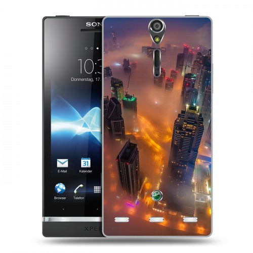 Дизайнерский пластиковый чехол для Sony Xperia S дубай