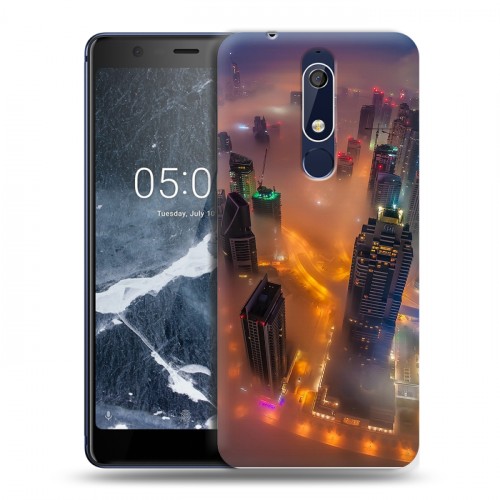 Дизайнерский пластиковый чехол для Nokia 5.1 дубай