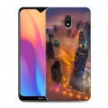 Дизайнерский силиконовый с усиленными углами чехол для Xiaomi RedMi 8A дубай