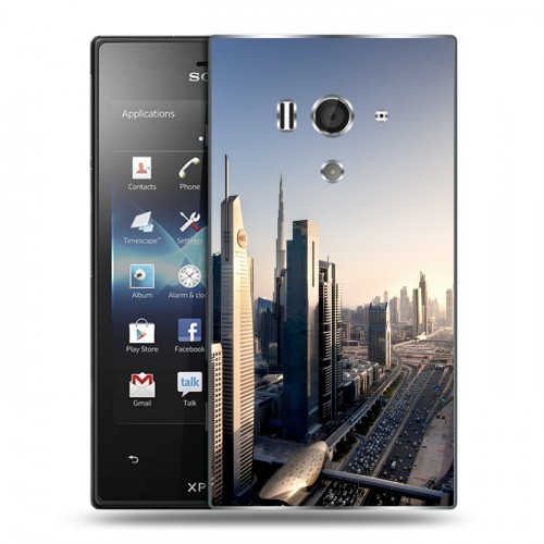 Дизайнерский пластиковый чехол для Sony Xperia acro S дубай