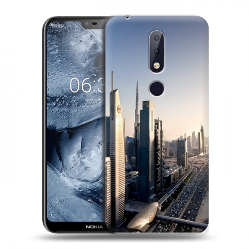 Дизайнерский пластиковый чехол для Nokia 6.1 Plus дубай