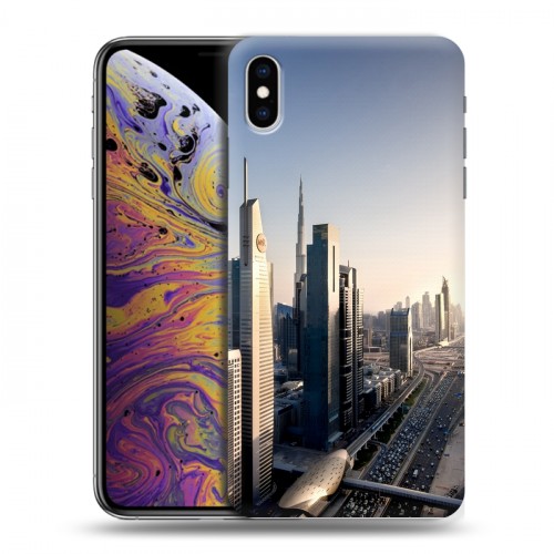 Дизайнерский силиконовый чехол для Iphone Xs Max дубай