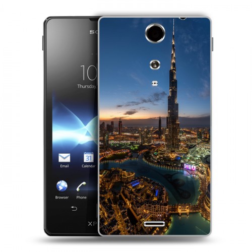 Дизайнерский пластиковый чехол для Sony Xperia TX дубай