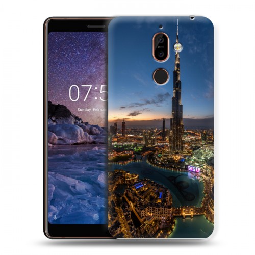 Дизайнерский пластиковый чехол для Nokia 7 Plus дубай