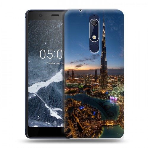 Дизайнерский пластиковый чехол для Nokia 5.1 дубай