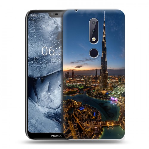 Дизайнерский пластиковый чехол для Nokia 6.1 Plus дубай