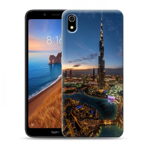 Дизайнерский силиконовый чехол для Xiaomi RedMi 7A дубай