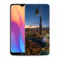 Дизайнерский силиконовый с усиленными углами чехол для Xiaomi RedMi 8A дубай