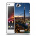 Дизайнерский пластиковый чехол для Sony Xperia L дубай