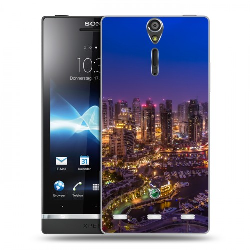 Дизайнерский пластиковый чехол для Sony Xperia S дубай