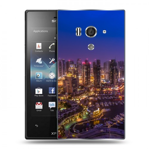 Дизайнерский пластиковый чехол для Sony Xperia acro S дубай