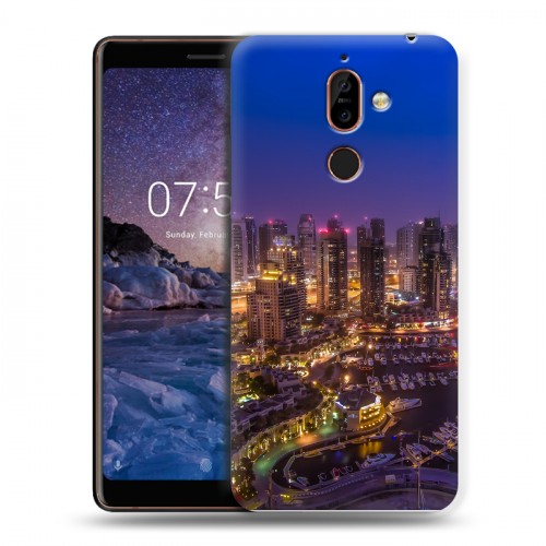 Дизайнерский пластиковый чехол для Nokia 7 Plus дубай