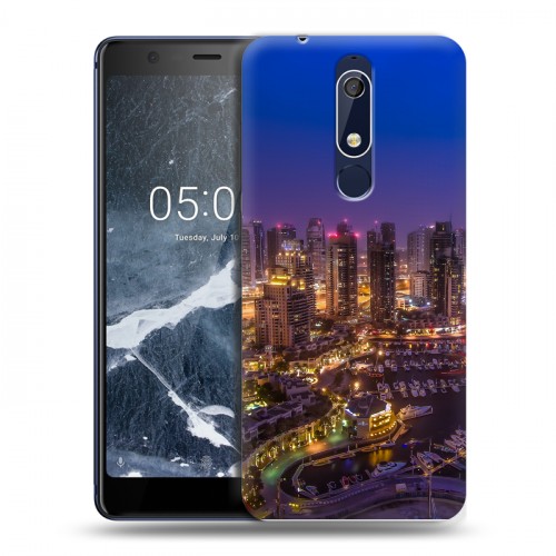 Дизайнерский пластиковый чехол для Nokia 5.1 дубай