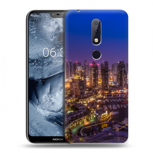 Дизайнерский силиконовый чехол для Nokia 6.1 Plus дубай