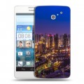 Дизайнерский пластиковый чехол для Huawei Ascend D2 дубай