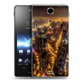 Дизайнерский пластиковый чехол для Sony Xperia TX дубай