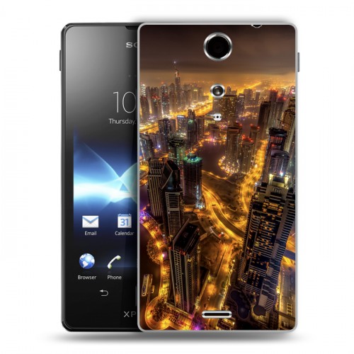 Дизайнерский пластиковый чехол для Sony Xperia TX дубай