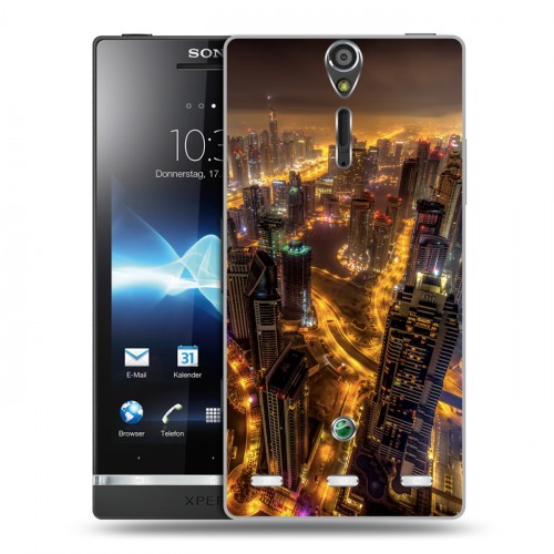 Дизайнерский пластиковый чехол для Sony Xperia S дубай