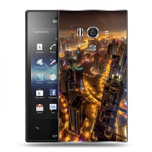 Дизайнерский пластиковый чехол для Sony Xperia acro S дубай