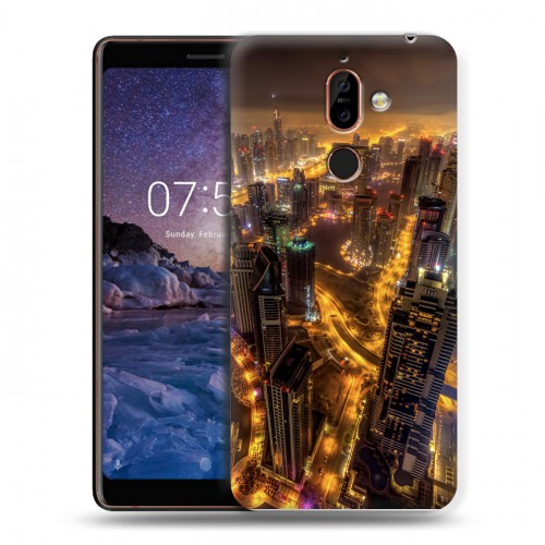 Дизайнерский пластиковый чехол для Nokia 7 Plus дубай