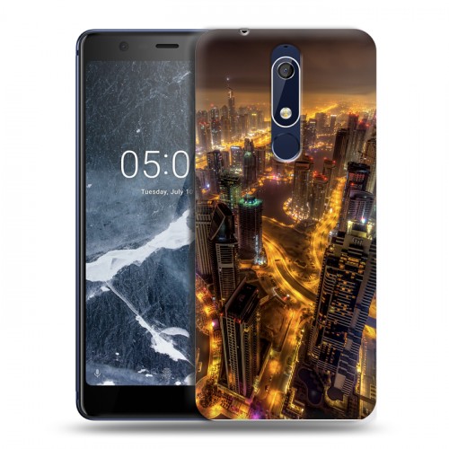 Дизайнерский пластиковый чехол для Nokia 5.1 дубай