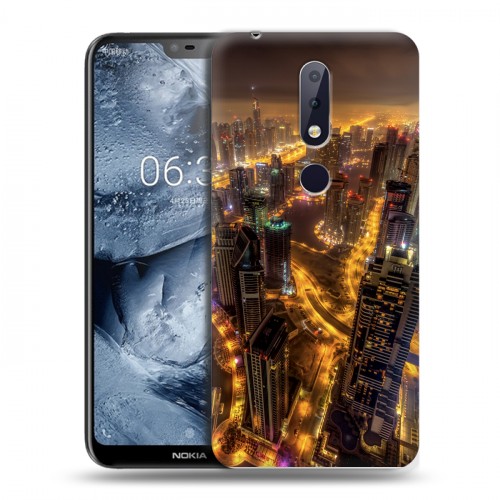 Дизайнерский пластиковый чехол для Nokia 6.1 Plus дубай