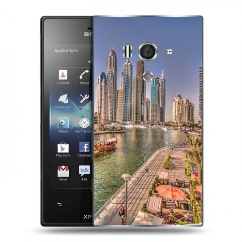 Дизайнерский пластиковый чехол для Sony Xperia acro S дубай