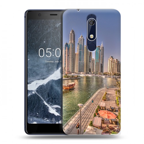 Дизайнерский пластиковый чехол для Nokia 5.1 дубай