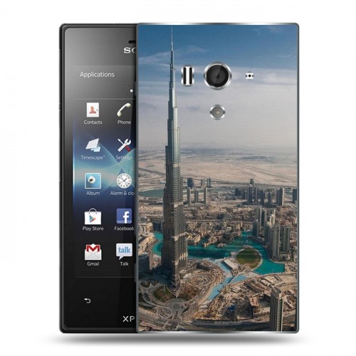 Дизайнерский пластиковый чехол для Sony Xperia acro S дубай