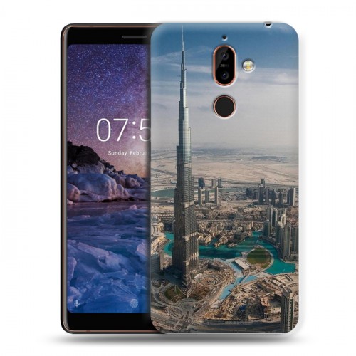 Дизайнерский пластиковый чехол для Nokia 7 Plus дубай