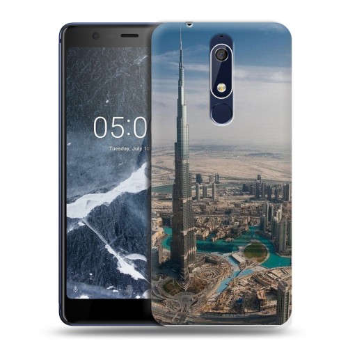 Дизайнерский пластиковый чехол для Nokia 5.1 дубай