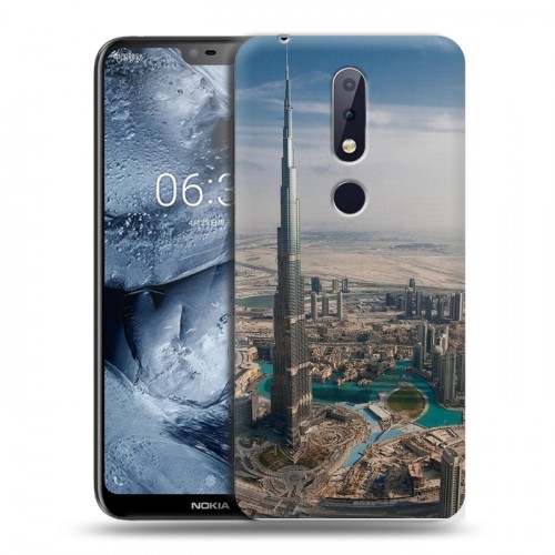 Дизайнерский пластиковый чехол для Nokia 6.1 Plus дубай