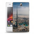 Дизайнерский пластиковый чехол для Sony Xperia E дубай