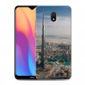 Дизайнерский силиконовый с усиленными углами чехол для Xiaomi RedMi 8A дубай