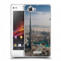 Дизайнерский пластиковый чехол для Sony Xperia L дубай