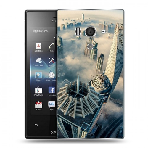 Дизайнерский пластиковый чехол для Sony Xperia acro S дубай