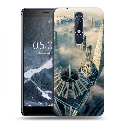 Дизайнерский пластиковый чехол для Nokia 5.1 дубай