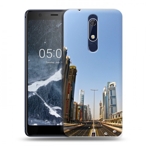 Дизайнерский пластиковый чехол для Nokia 5.1 дубай